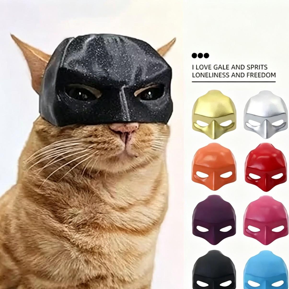Cool Cat Mask – Funny Pet Costume Mask for Cats & Small Dogs