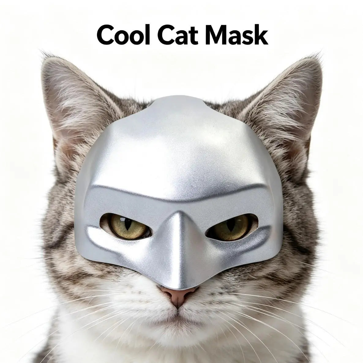 Cool Cat Mask – Funny Pet Costume Mask for Cats & Small Dogs